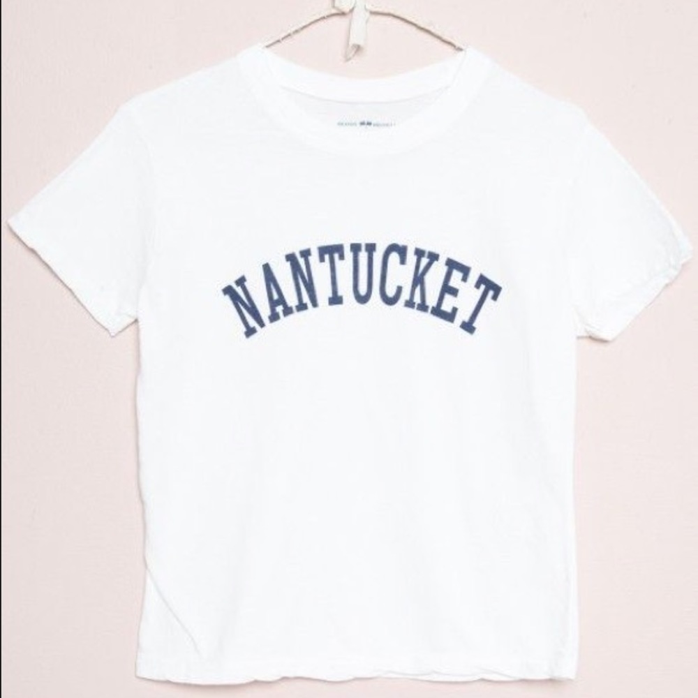 Brandy Melville Nantucket White T-shirt